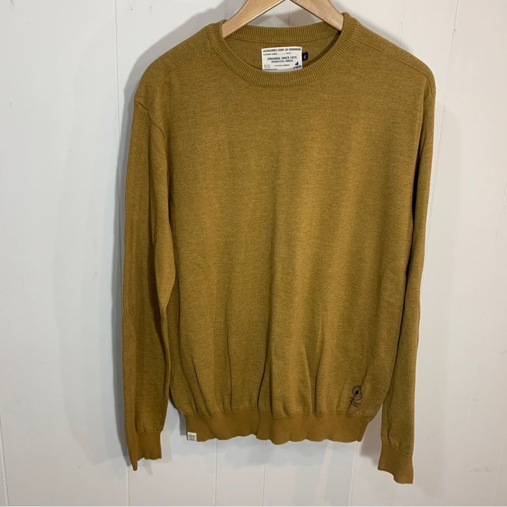 Jack & Jones Tan Brown Pull Over Knit Sweater XL